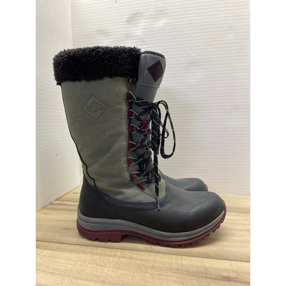 The original Muck boot Arctic Apres Tall Waterproof Winter boot 8